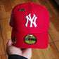 New York yankees mlb red sky blue uv / 59fifty cap