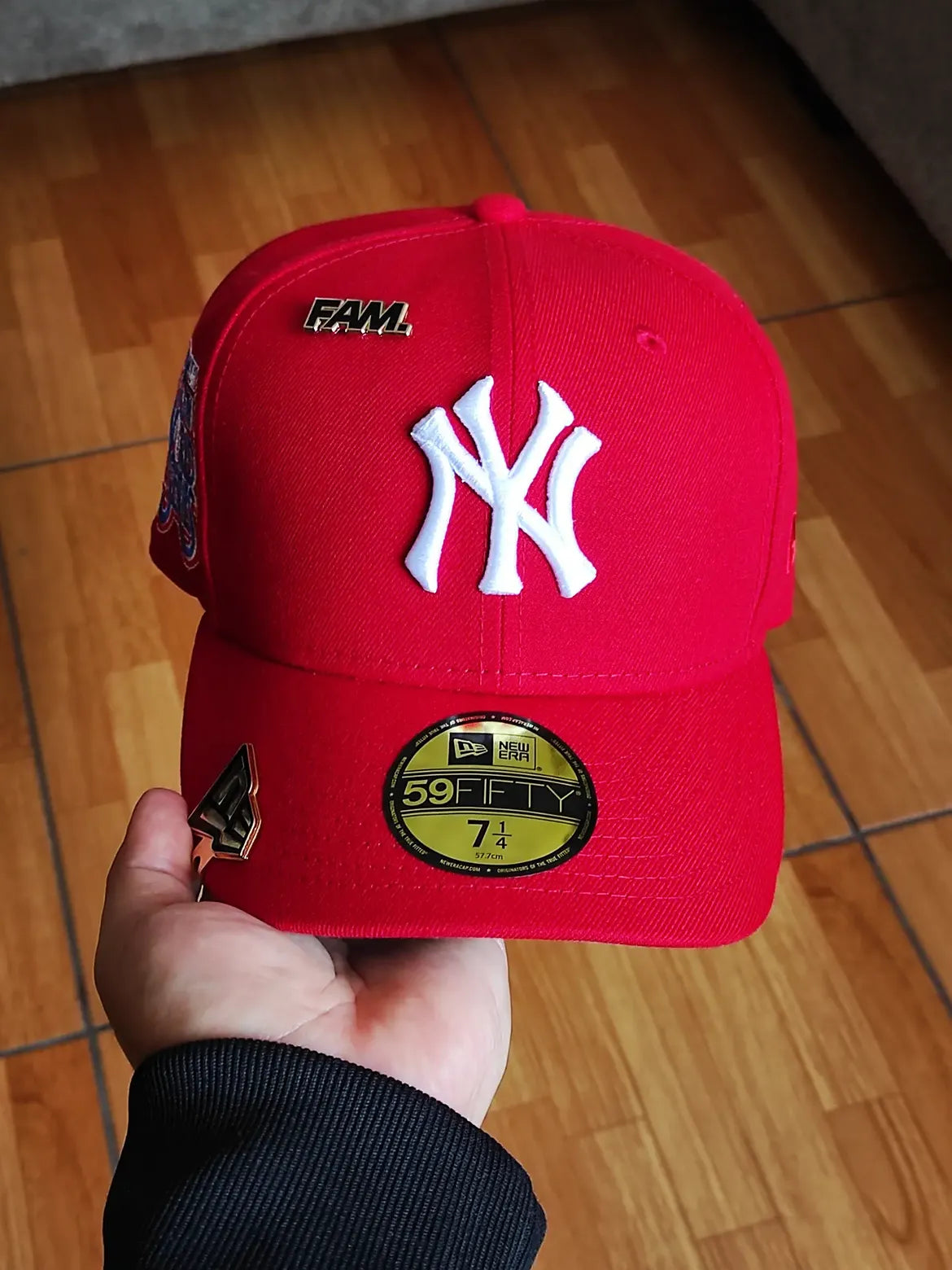 New York yankees mlb red sky blue uv / 59fifty cap