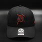 47Brand Detroit Tigers Black and Orange Classic Strapback Cap