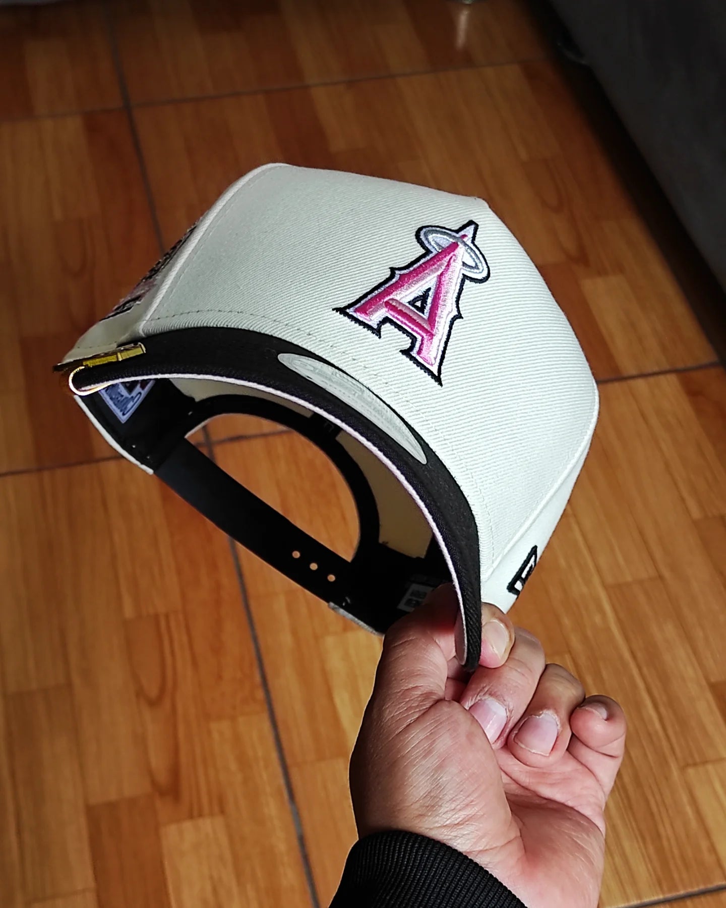 New Era Anaheim Angels 50 TH aniversario Chrome black 9FORTY A-FRAME
