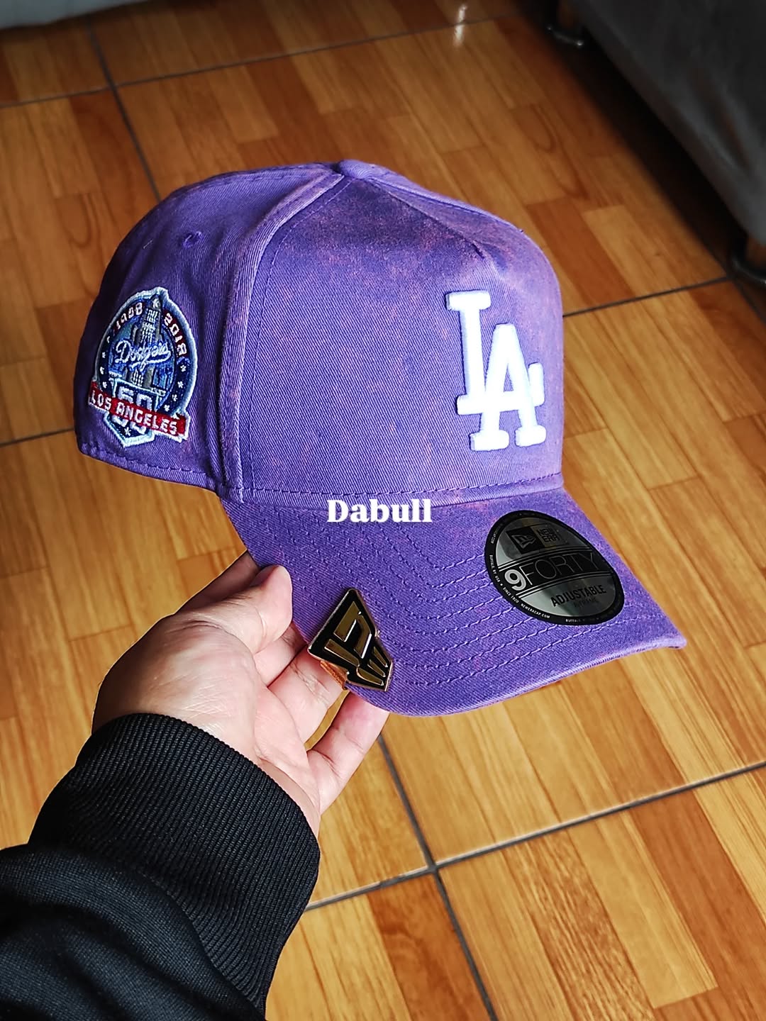 New era Los Angeles Dodgers purple 👖 9FORTY A-FRAME Snapback