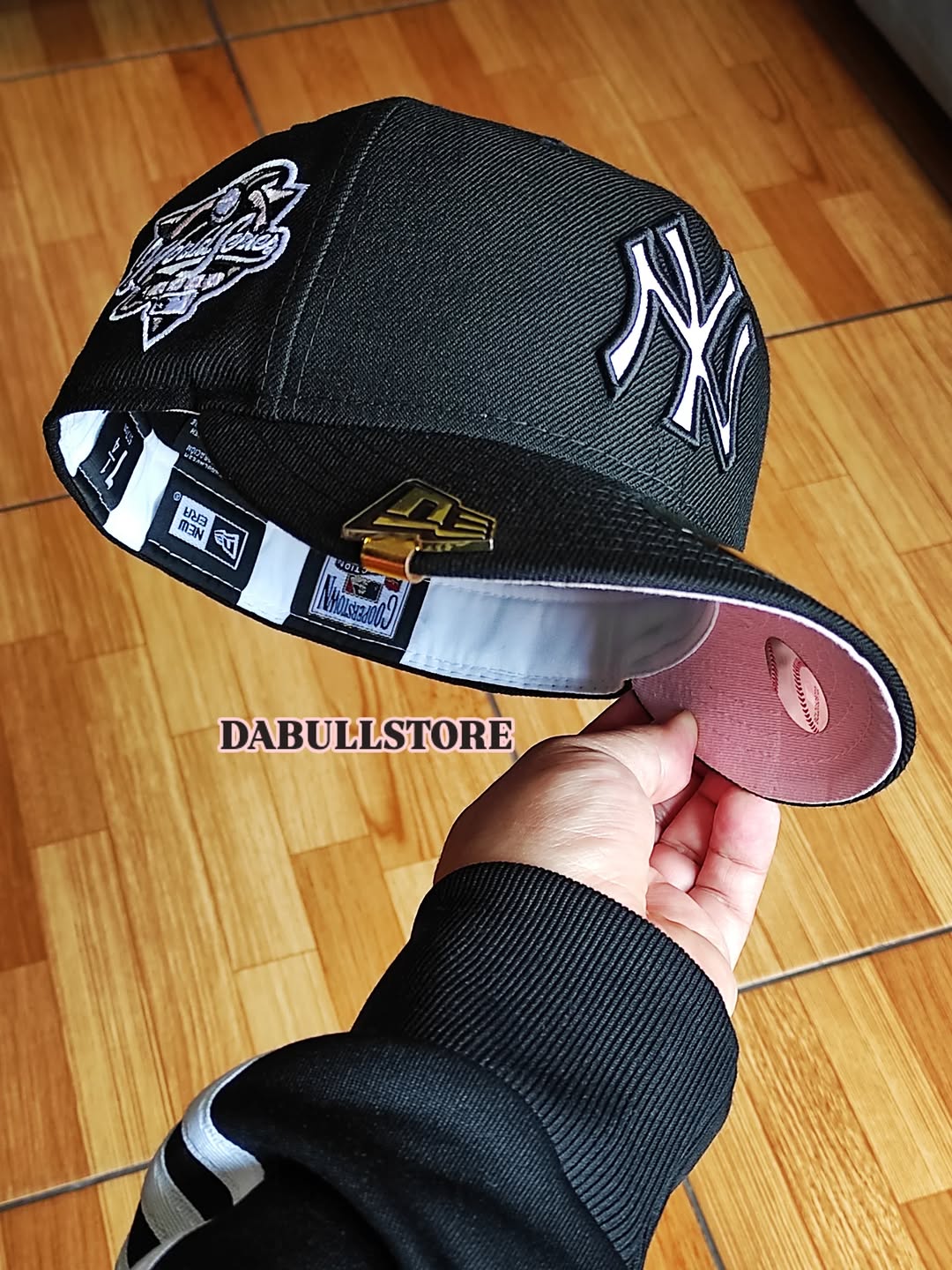 New Era New York Yankees World Series black pink 59fifty