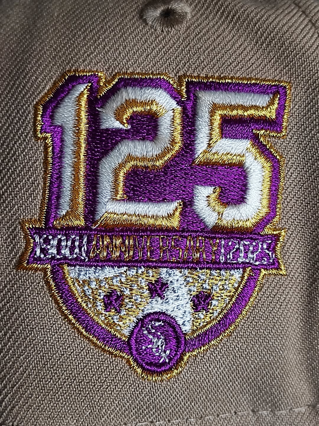 New Era Chicago white Sox 125 aniversario camel 🍇 9forty A-FRAME Snapback