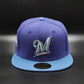New Era 59fifty Milwaukee Brewers 50th anniversary - purple indigo