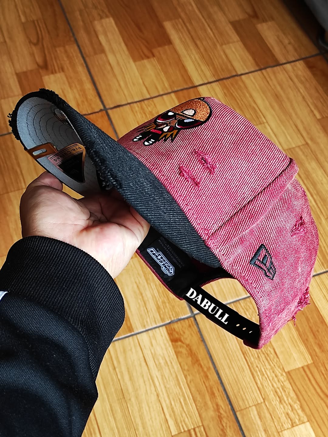 9FIFTY A-Frame Las Chicas Superpoderosas Rojo Ladrillo con Visera Negra