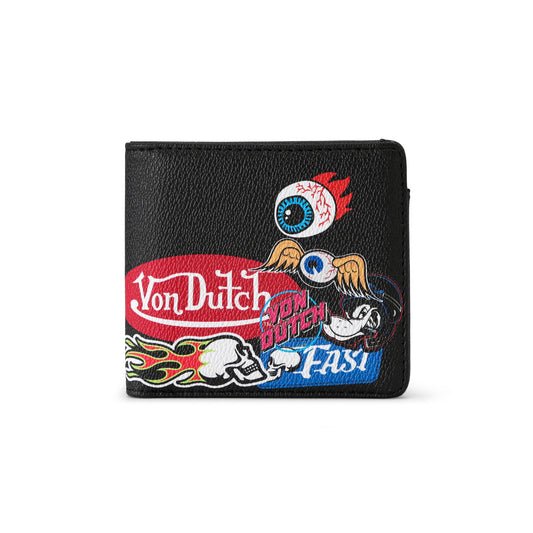 Multi-Flying Eye Bi-fold Wallet for Vondutch