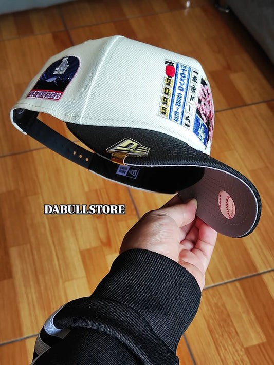 New Era Los Angeles Dodgers Tokyo Series 2025 Chrome Two Tone Edition 9Forty A Frame Snapback Hat