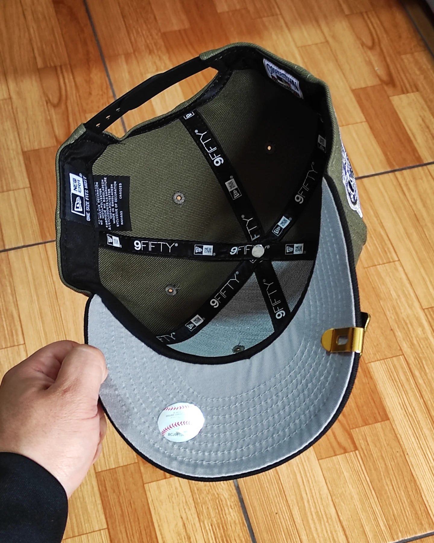 New Era New York Yankees Subway Series two Tone olive black 9 FIFTY Snapback