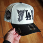 New Era Los Angeles Dodgers 40th Anniversary Angel Chrome Two Tone Edition 9Fifty A Frame Snapback Hat