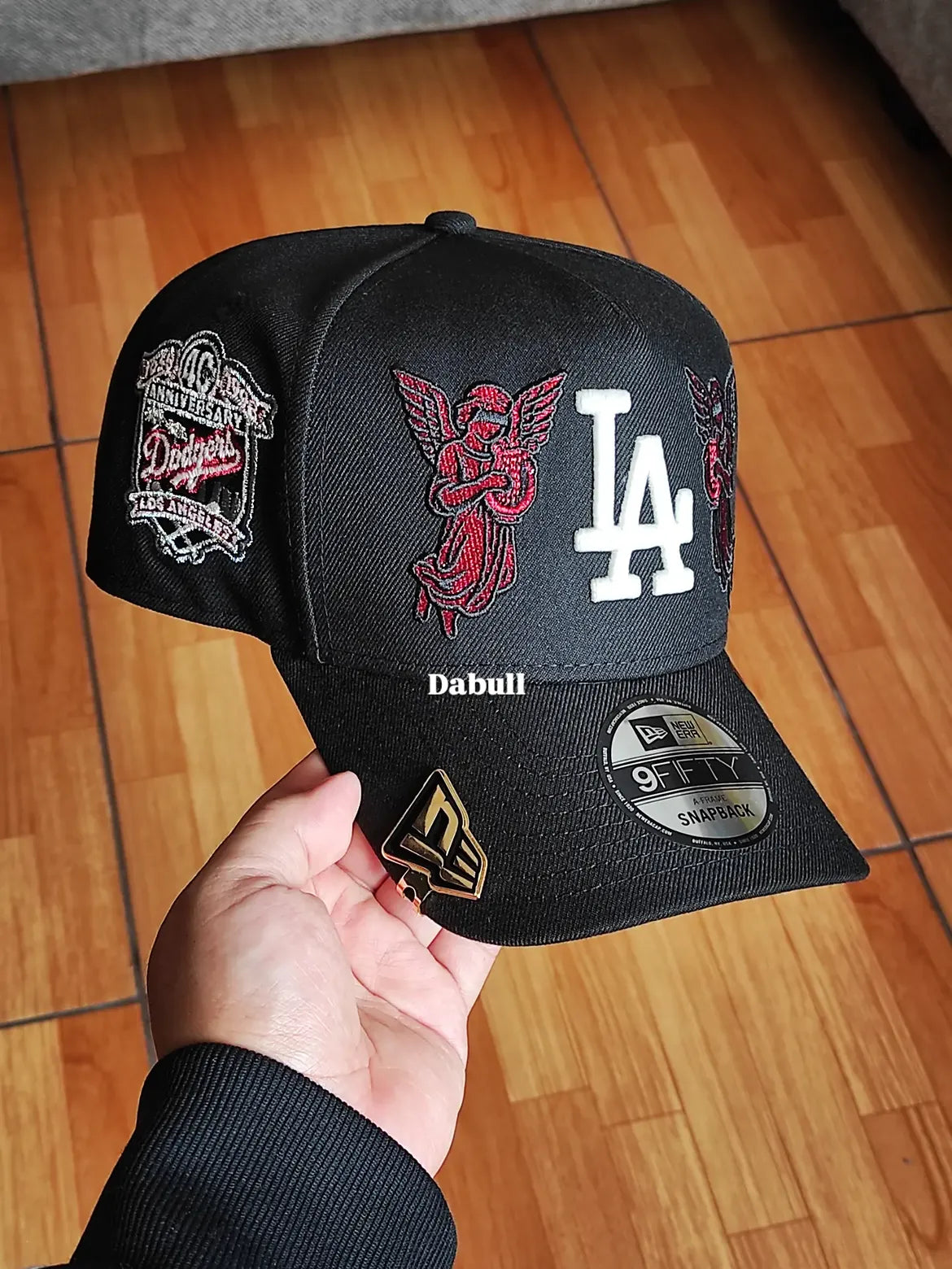 New Era Los Angeles Dodgers 40th Anniversary angels black 9FIFTY AFRAME SNAPBACK