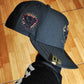 New Era Anaheim Ducks Inaugural Season Black Out Fire Edition 59Fifty Fitted Hat