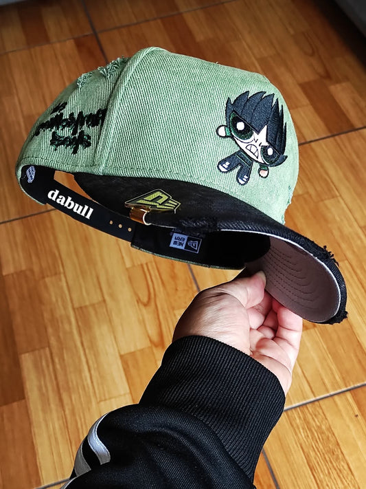 9FIFTY A-Frame Las Chicas Superpoderosas verde con Visera Negra