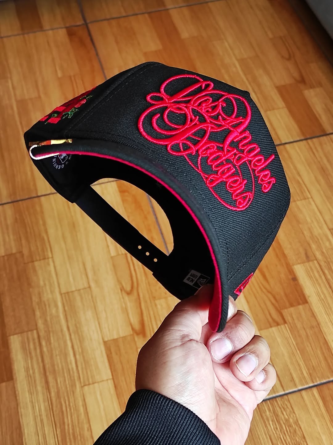 New Era Los Angeles Dodgers rose script 9Forty A Frame Snapback