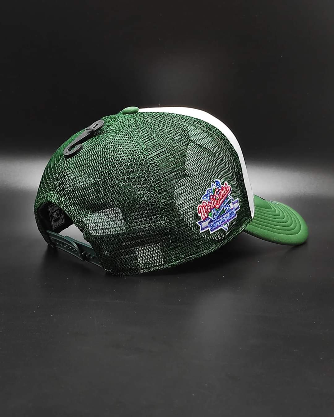 47brand oakland athletics bcptn world series dark green foam champ offside trucker snapback hat