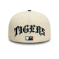 Detroit Tigers MLB Team Wings 59FIFTY Fitted Cap Light Beige