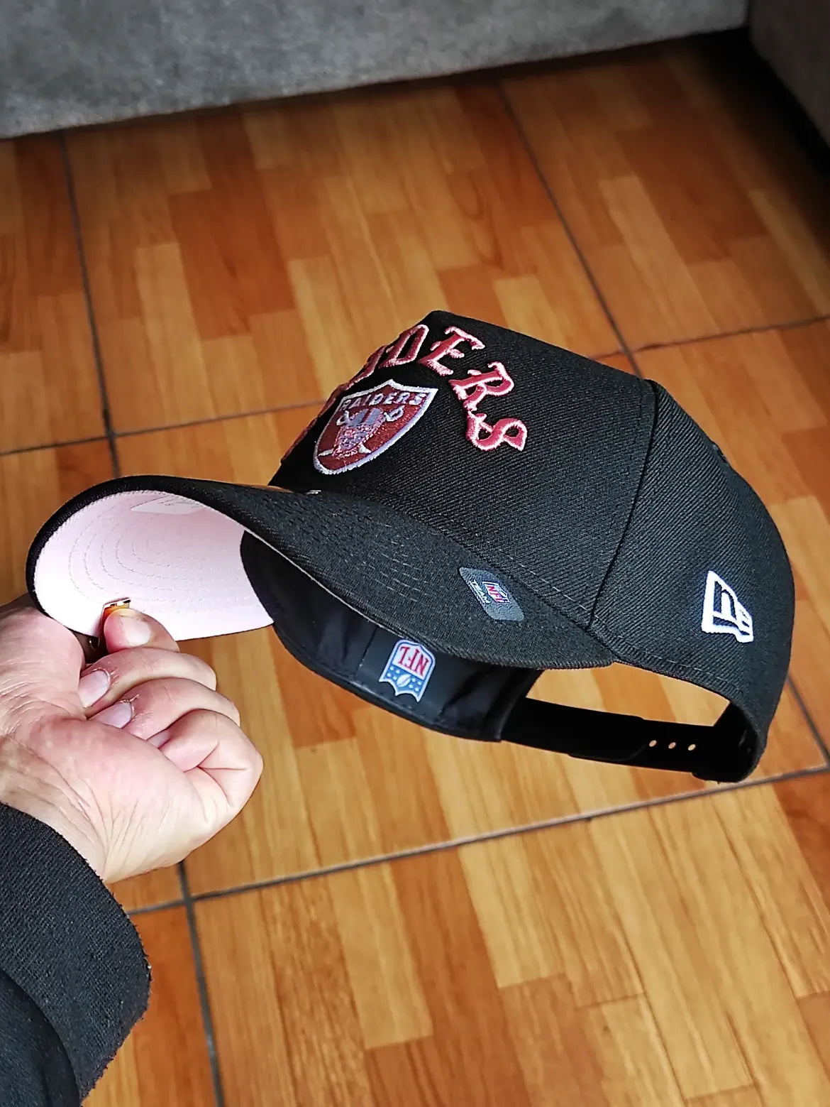 New era Las Vegas Raiders black link 60th Anniversary 9Forty A-Frame Snapback