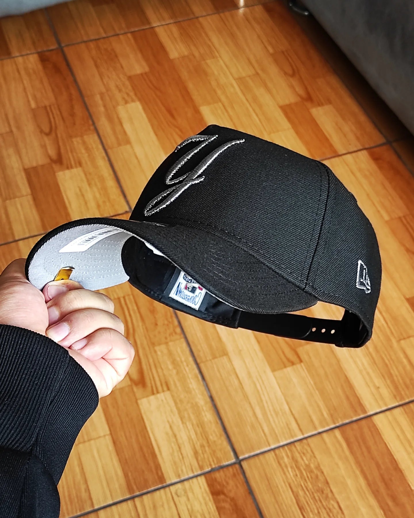 New Era New York Yankees World Series 1999 Liquid Titanium Black Edition 9Forty A Frame Snapback