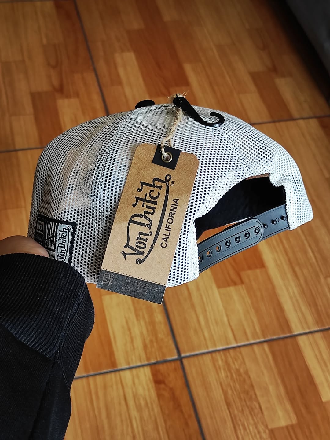 Gorra vondutch black trucker cap