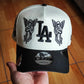 New Era Los Angeles Dodgers 40th Anniversary Angel Chrome Two Tone Edition 9Fifty A Frame Snapback Hat