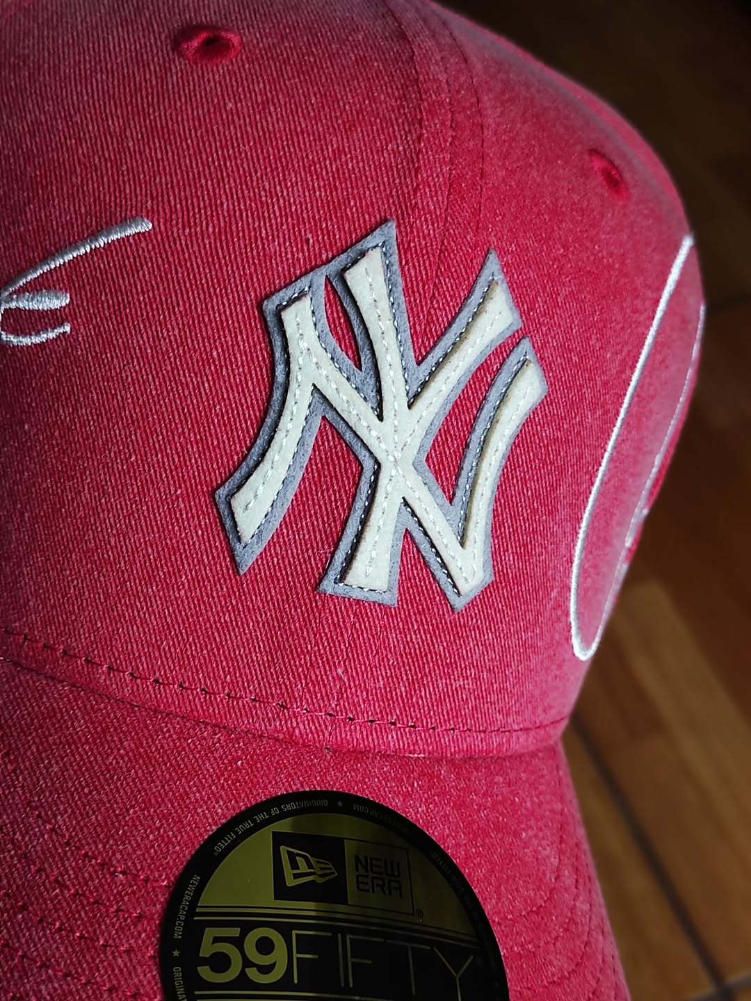 New Era New York Yankees mlb script coral 59fifty