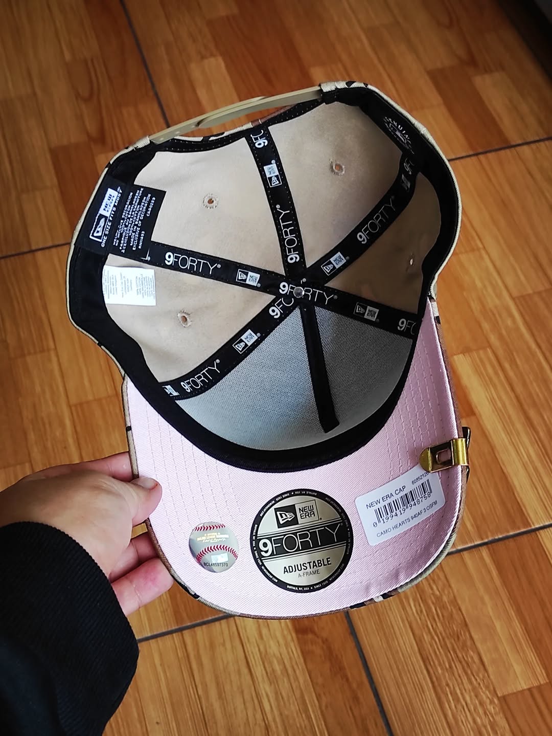 New Era Los Angeles Dodgers camo heart 9FORTY A-Frame Snapback