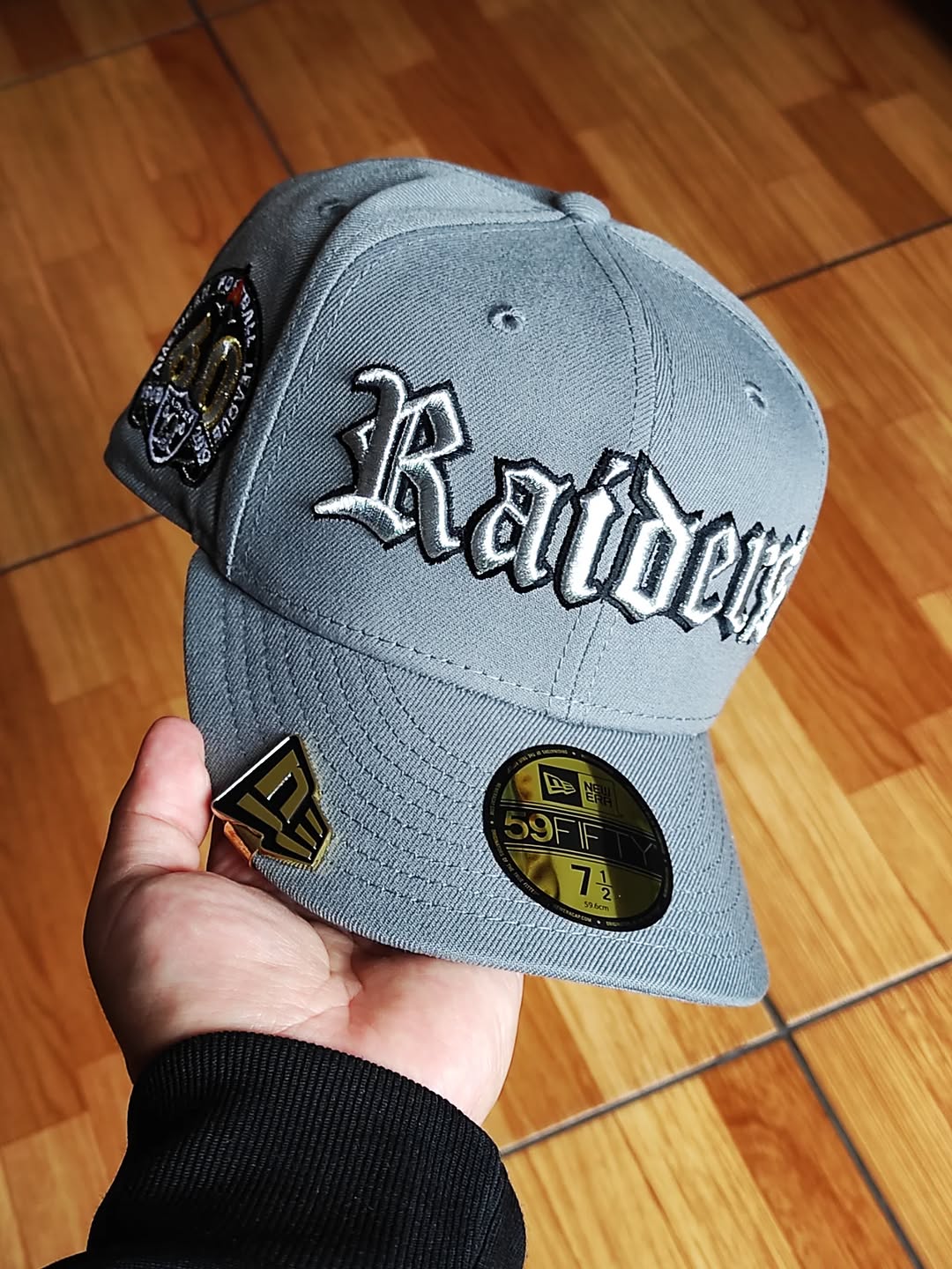 New era las Vegas Raiders 60th aniversario gray 59fifty