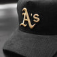 New Era Okland Athletics"Corduroy Black" 9 Forty A-FRAME snapback
