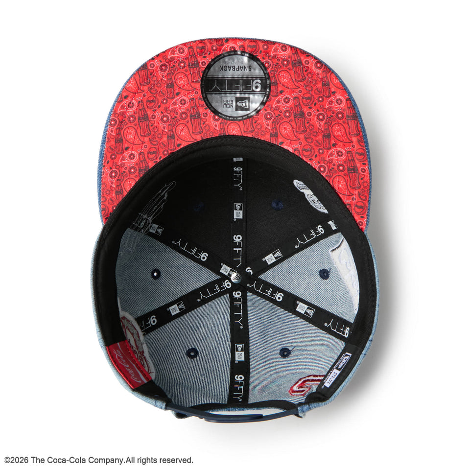 Coca cola x New Era Denim 9FIFTY Snapback