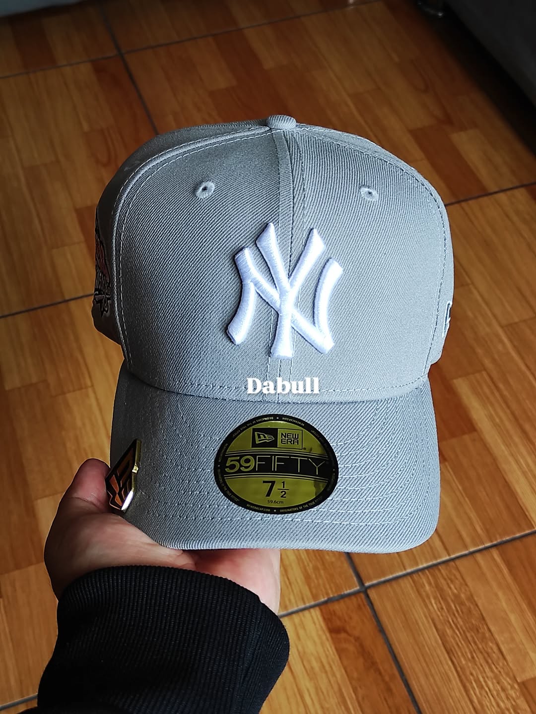 New era New York Yankees World Series gray/ pink 59FIFTY