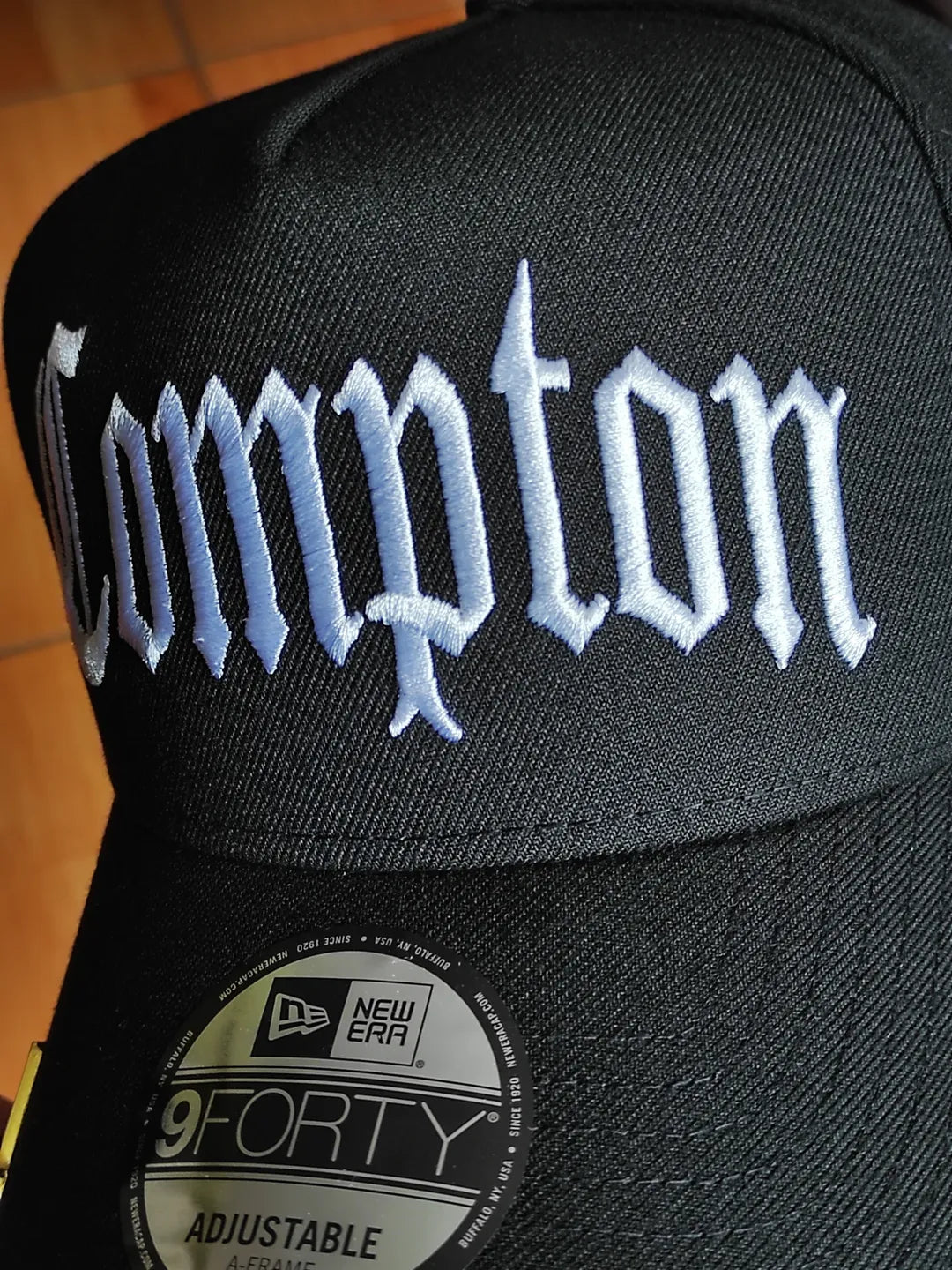 New Era of Compton black 9Forty A-frame Snapback