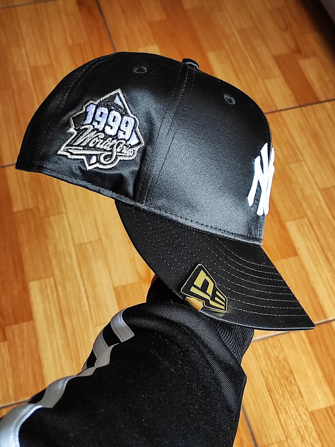 New Era New York Yankees World Series satinada black edition 9FIFTY SNAPBACK