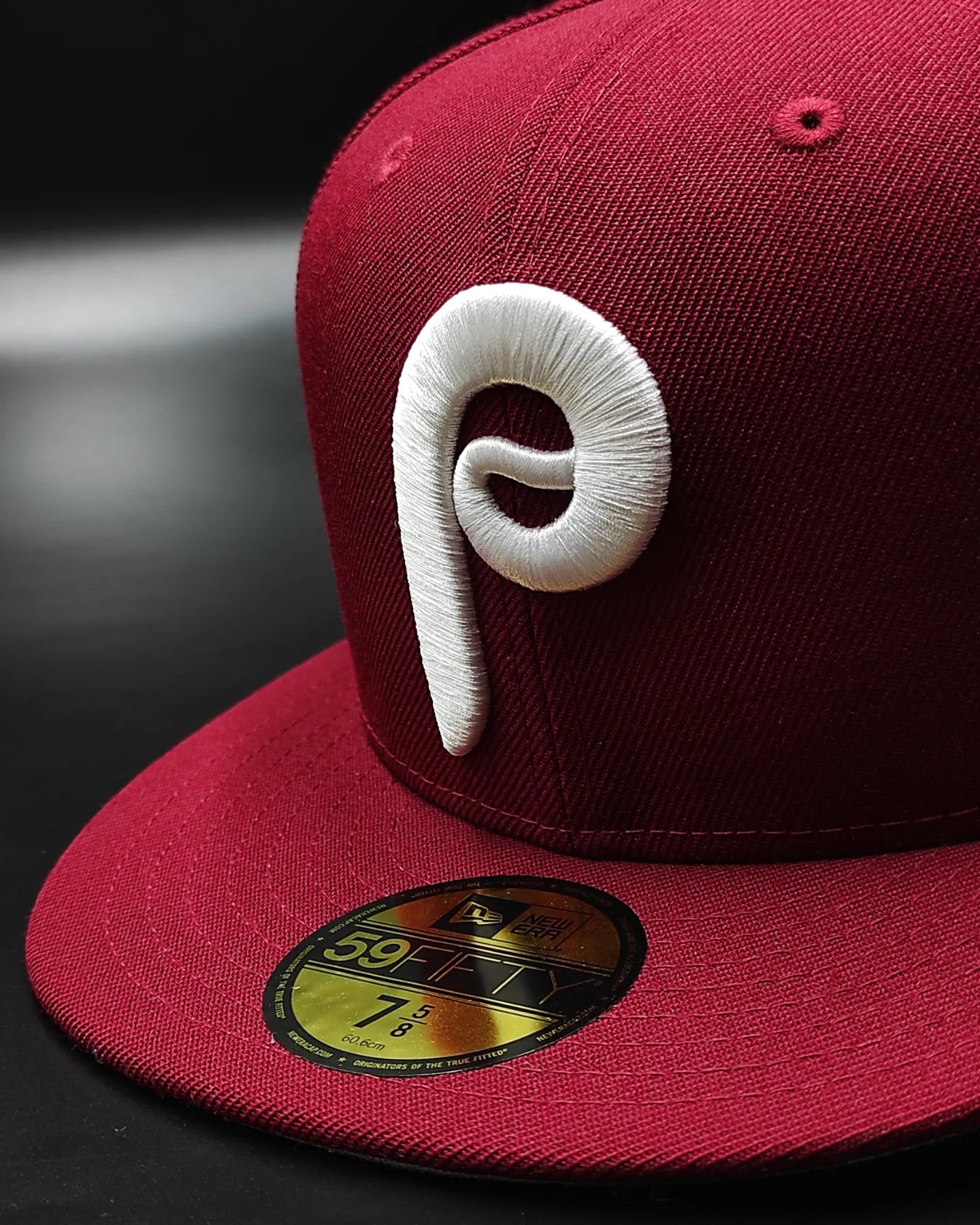 New Era Philadelphia Phillies   Retro Fitted - Cardinal, White