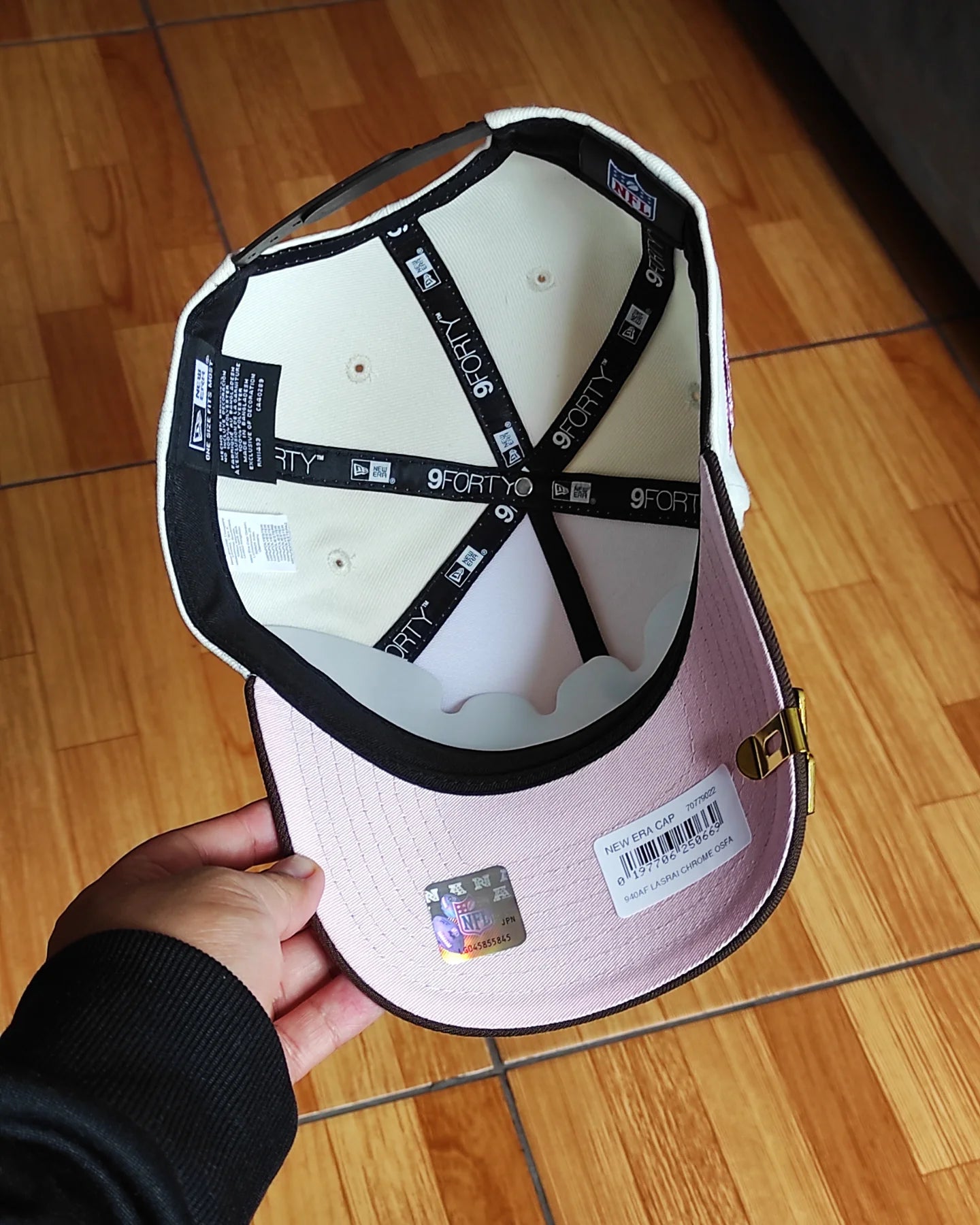 New Era las Vegas Raiders two tone Brown pink 9forty A-FRAME
