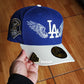 LA Dodgers MLB Team Wings 59FIFTY Fitted Cap Navy