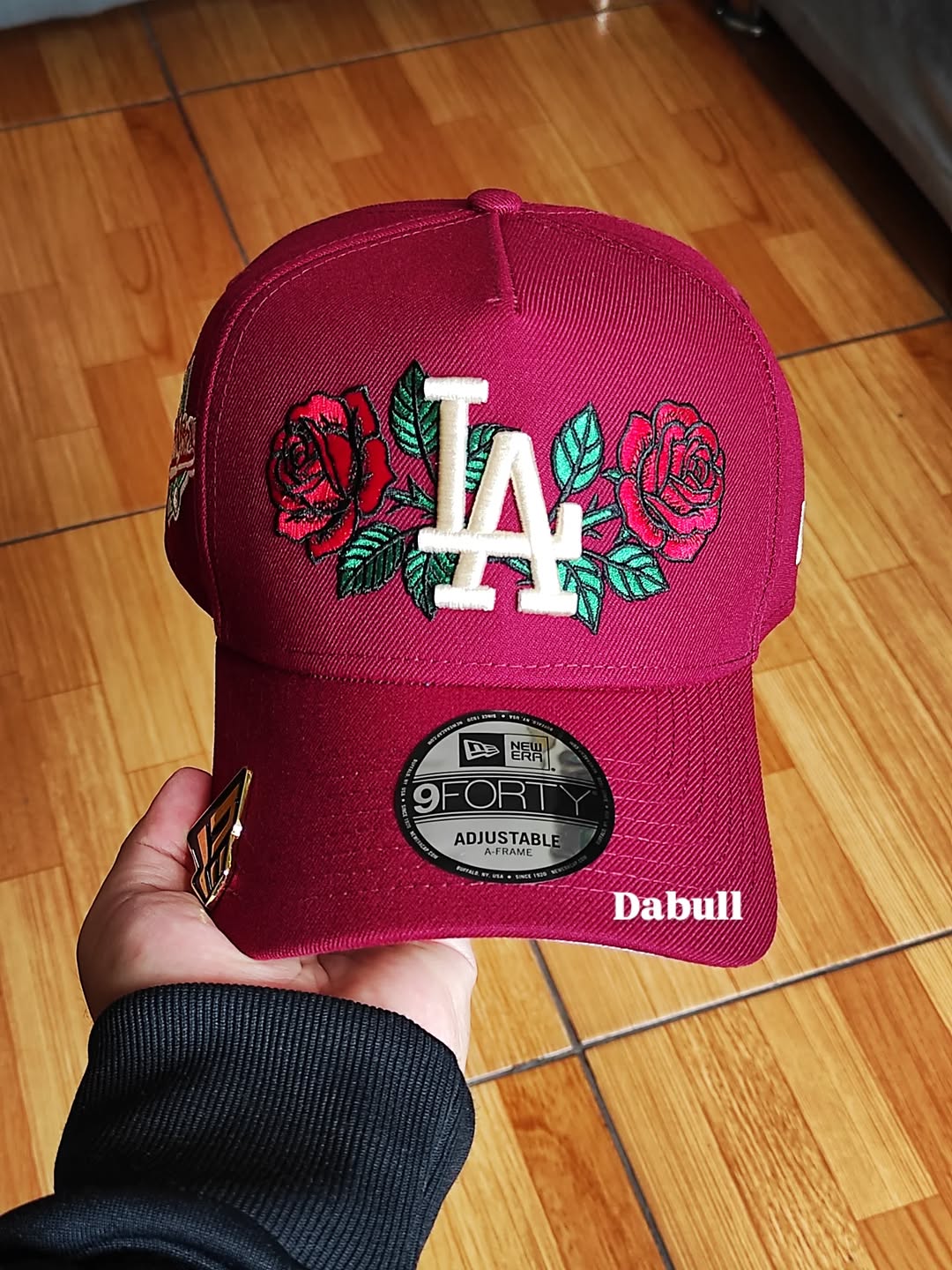 LOS ANGELES DODGERS WORLD SERIES ROSE NEW ERA 9FORTY A-FRAME