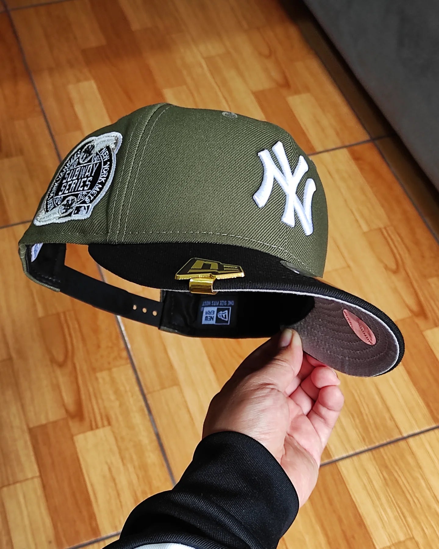 New Era New York Yankees Subway Series two Tone olive black 9 FIFTY Snapback