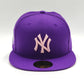 New Era New York Yankees world series 1998 purple pink edition 59fifty fitted cap
