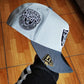 New Era Las Vegas Raiders Super Bowl Champions Gray Two Tone Edition 9Forty A Frame Snapback Hat