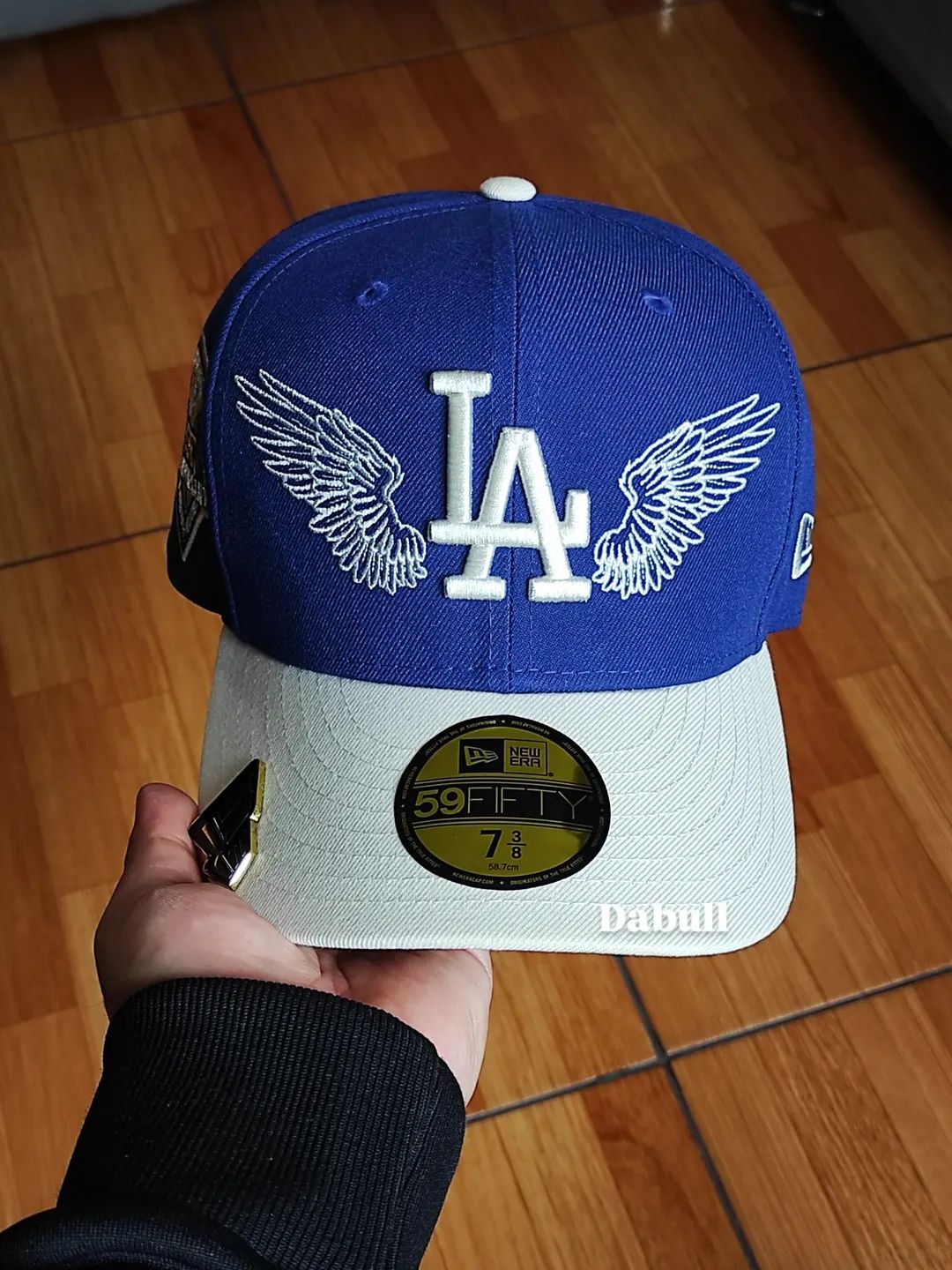 LA Dodgers MLB Team Wings 59FIFTY Fitted Cap Navy