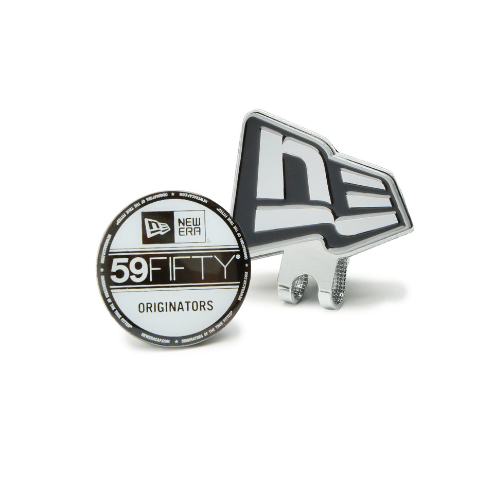 New Era Flag Metallic Silver Pin