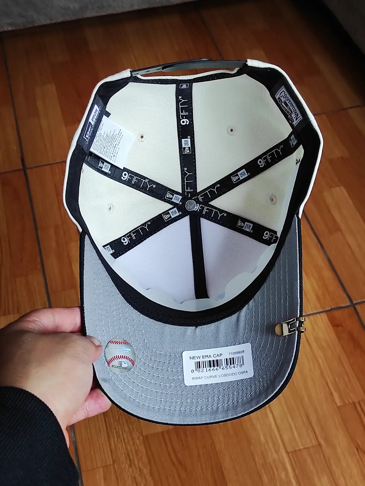 New Era Los Angeles Dodgers 40th Anniversary Angel Chrome Two Tone Edition 9Fifty A Frame Snapback Hat