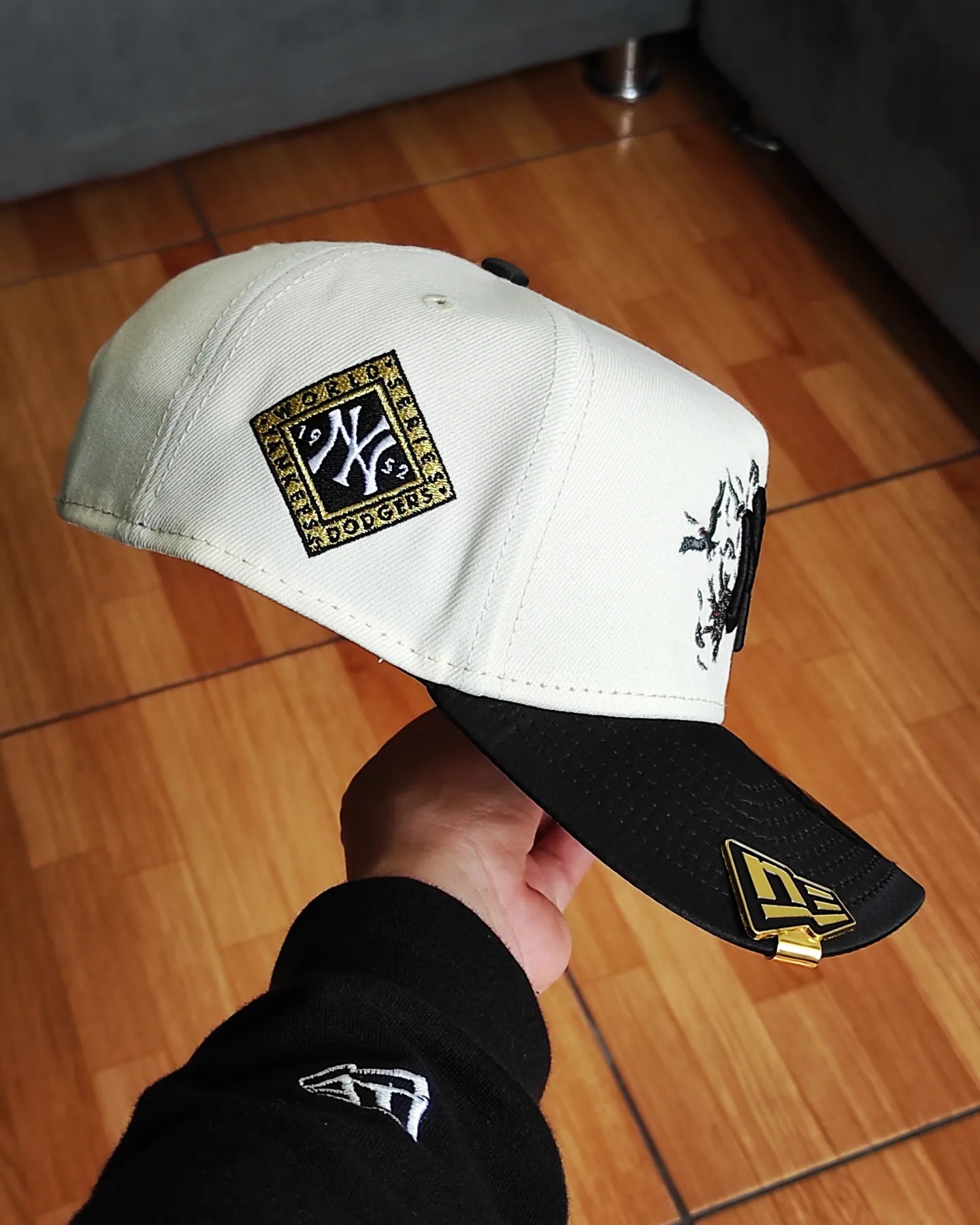 New Era New York Yankees World series 1952 viscera satinada chrome cuervos two Tone 9 FORTY AFRAME