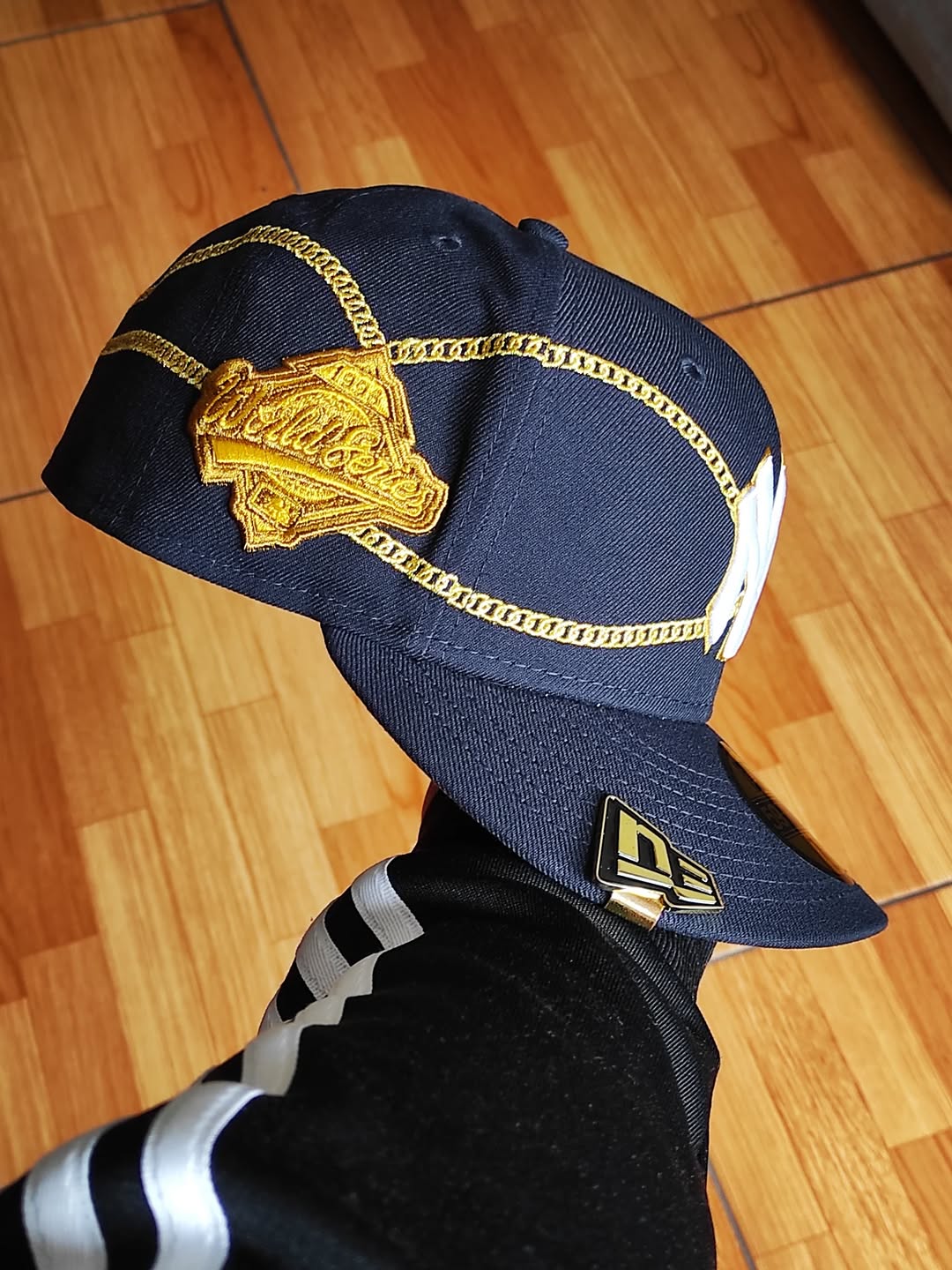 New Era New York Yankees chain✨️ wrap Navy 59FIFTY Fitted