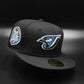 New Era Toronto Blue Jays 30th season black and blue 59fifty fitted cap
