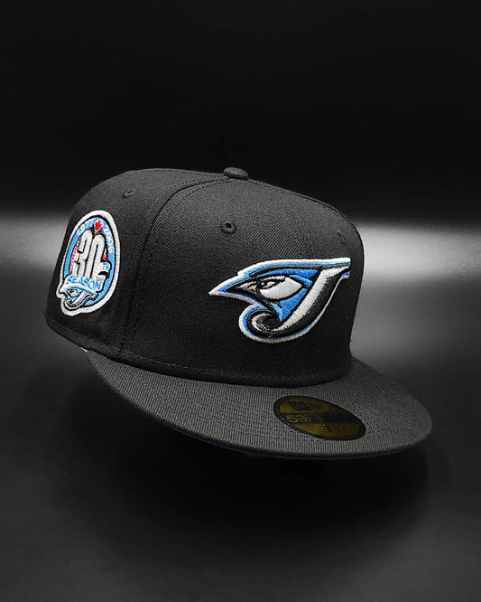 New Era Toronto Blue Jays 30th season black and blue 59fifty fitted cap