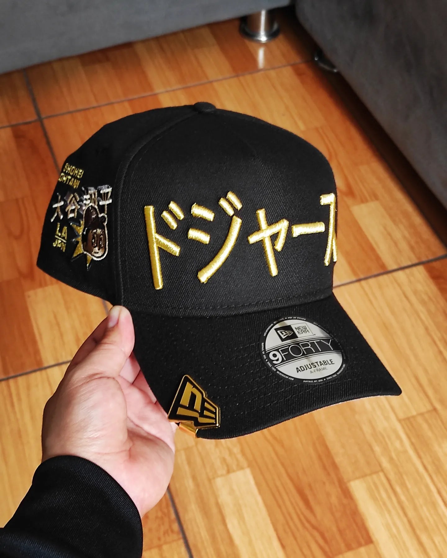 New Era Los Angeles Dodgers Ohtani Gold Metallic Prime Edition 9Forty A Frame Snapback