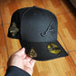 59FIFTY New Era Atlanta Braves World Series black on black gold
