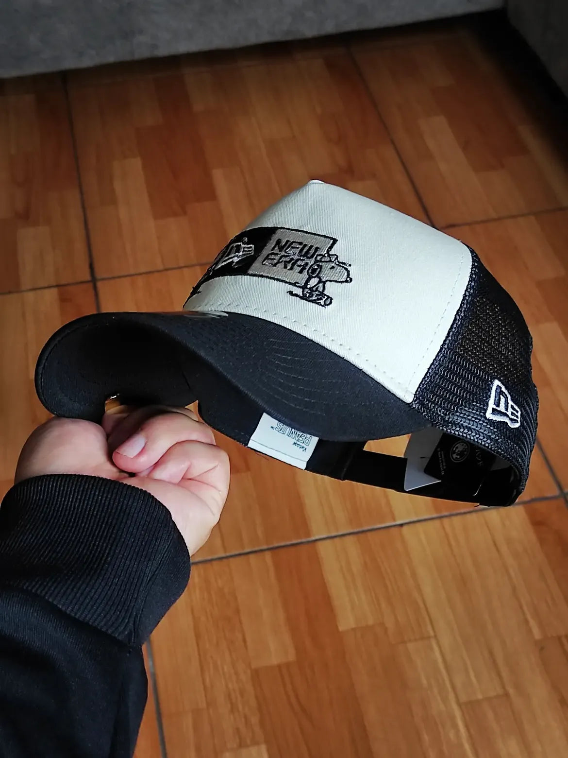 9Forty A-Frame Trucker Peanuts x new Era two tone