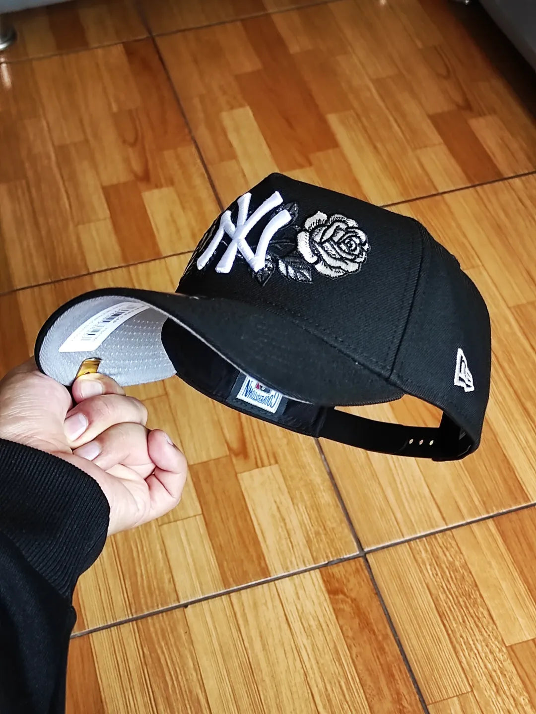 New Era New York Yankees black Subway series Edition 9Forty A Frame Snapback Hat