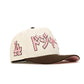 New era Los Angeles Dodgers Chrome Walnut 2 Tone LA Logo SP 9Fifty A-Frame Snapback